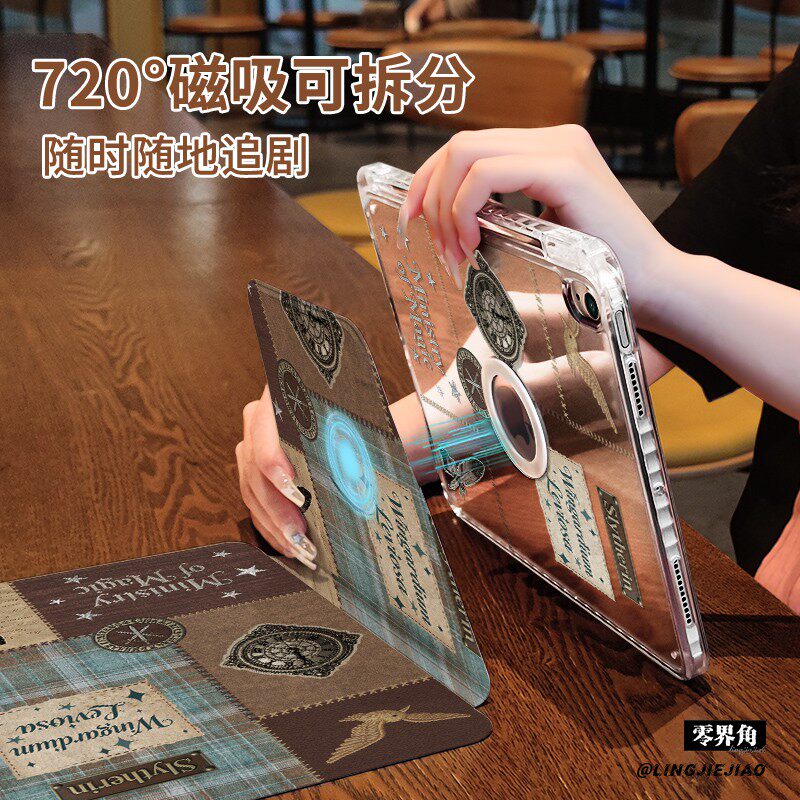【旋转款x磁吸拆分】圣诞凯蒂适用于小米平板8保护套pad7/6pro带笔槽11.2寸书本式新款2025亚克力11全包防弯