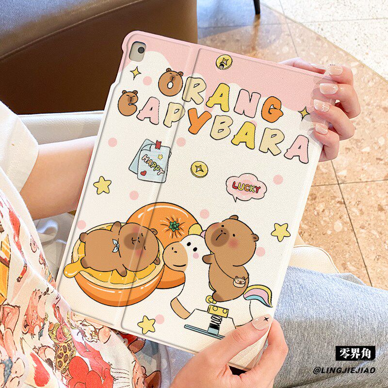 适用于华为平板matepad115s保护套10.4寸书本式SE全包10.8防摔11.5s壳pro11橙子水豚m6硅胶2025款air荣耀10/9