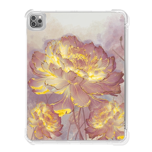 【送钢化膜】适用于ipad10保护套2022新款air5/2平板壳mini6/4笔槽第9代九2018透明pro11纯净山茶苹果Air4软