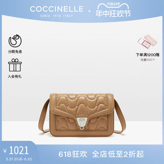 COCCINELLE/可奇奈尔MARVIN TWIST羊皮革斜挎包