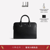 新年礼物 dunhill登喜路男士 黑色 Cadogan系 列公文包商务通勤