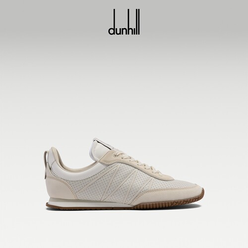 2026新品dunhill登喜路男士Dunhillian 运动鞋米白色