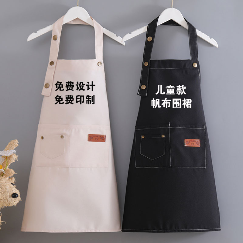 帆布幼儿园画画定制logo印字