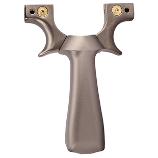 惊雷弹弓大全大威力弓不锈钢弓头铝合金扁皮新款高精度户外夹片工