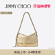 新年礼物 FLAP JIMMY CHOO CALLIE 女 金色金属感皮革单肩包