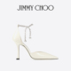 新年礼物 女士 JIMMY CHOO STEVIE100 拿铁色漆皮高跟鞋 婚鞋