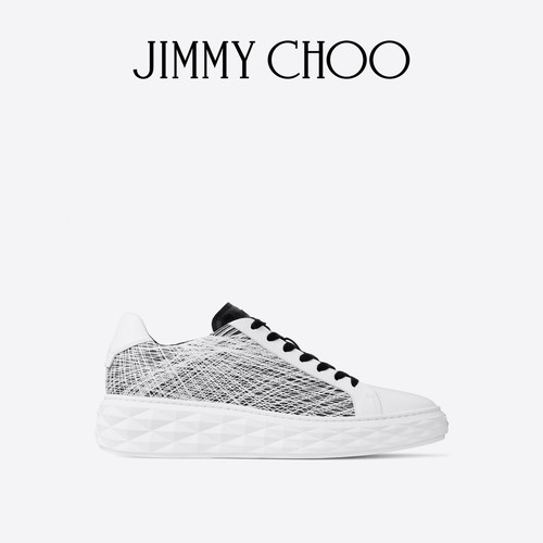 [早秋新品]JIMMY CHOO/DIAMOND LIGHT MAXI男拼接网眼厚底休闲鞋