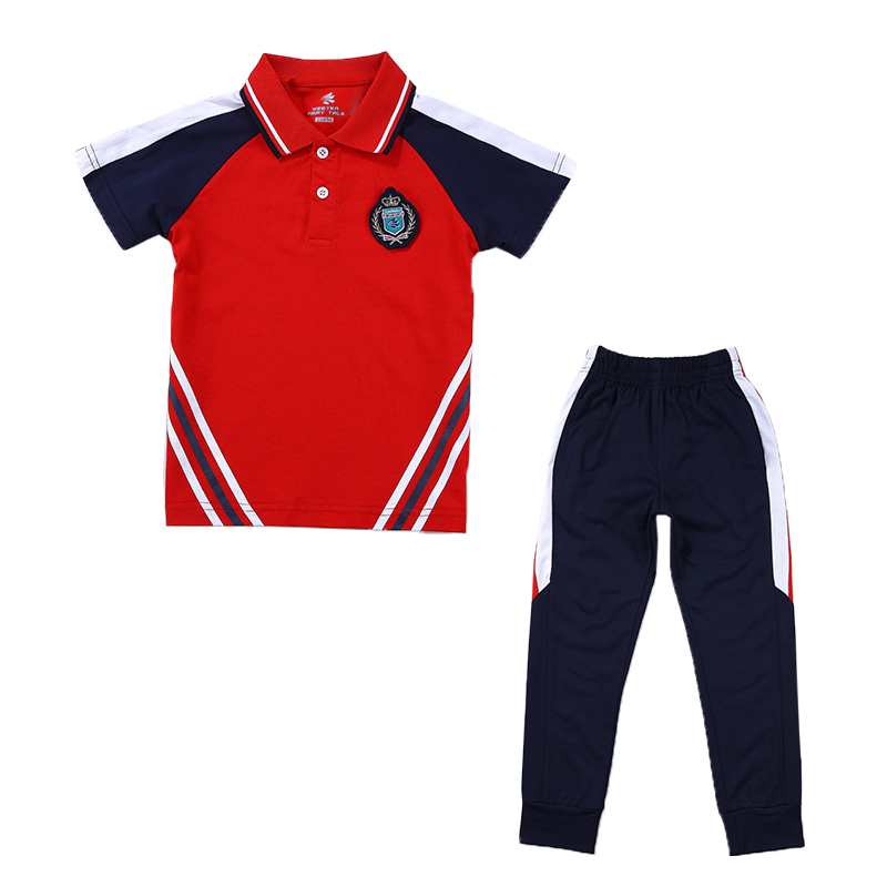 小学生校服夏季短袖幼儿园园服运动套装儿童班服老师服学院风纯棉