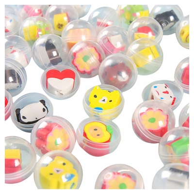 透明公仔扭蛋橡皮擦幼儿园小奖品