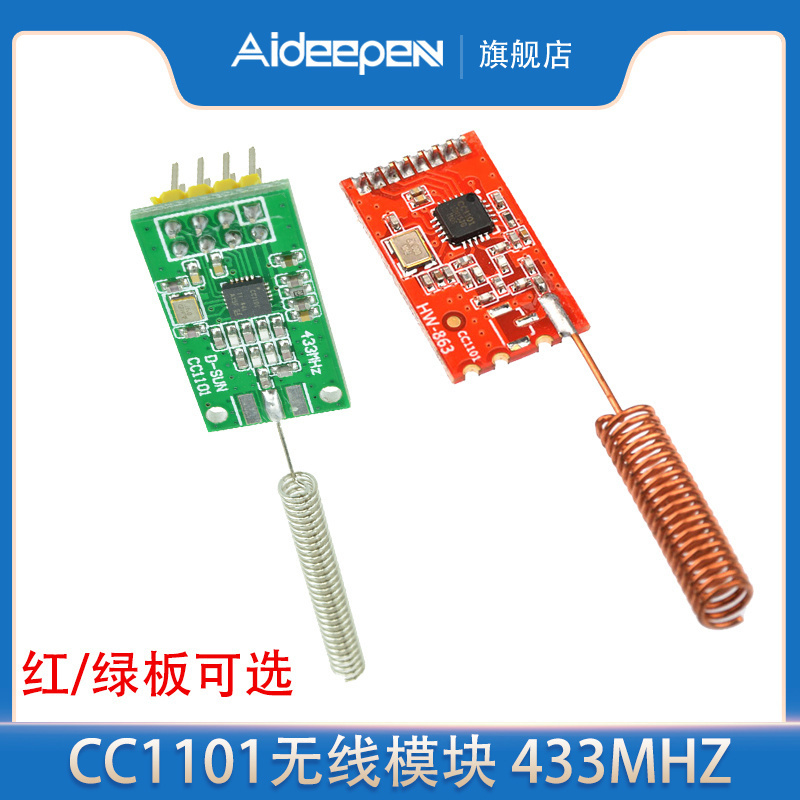 433无线模块CC1101无线传输模块类SI4432工业级射频串口通讯透传-封面