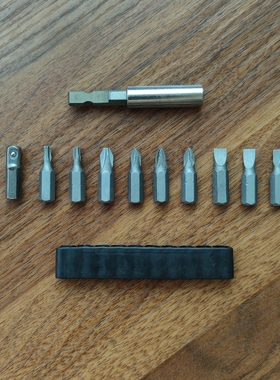 莱泽曼可用延长杆批头组转接6.35改装LeatherMan定制通用配件