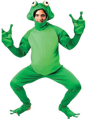 万圣节角色扮演男士青蛙王子角色扮演服青蛙人偶服装动物扮演服