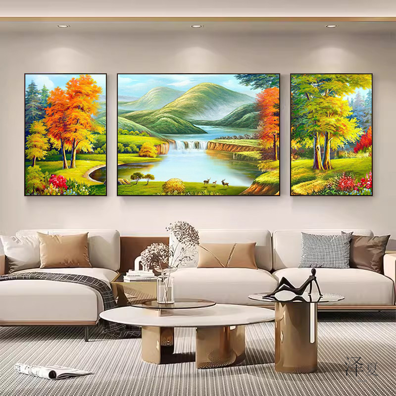 十字绣钻石绣餐厅聚宝盆