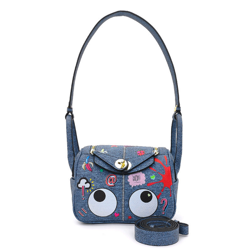 单肩印花小包手提包动物纹