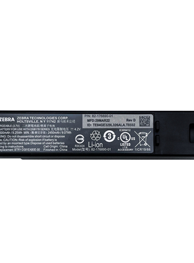 全新原装 斑马 ZEBRA DS8178 82-176890-01 手持终端采集器锂电池
