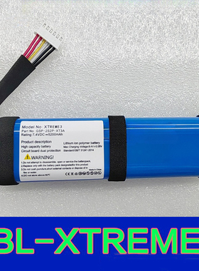 适用 于Xtreme3电池jbl战鼓3电池足容GSP-2S2P-XT3A音箱锂电池