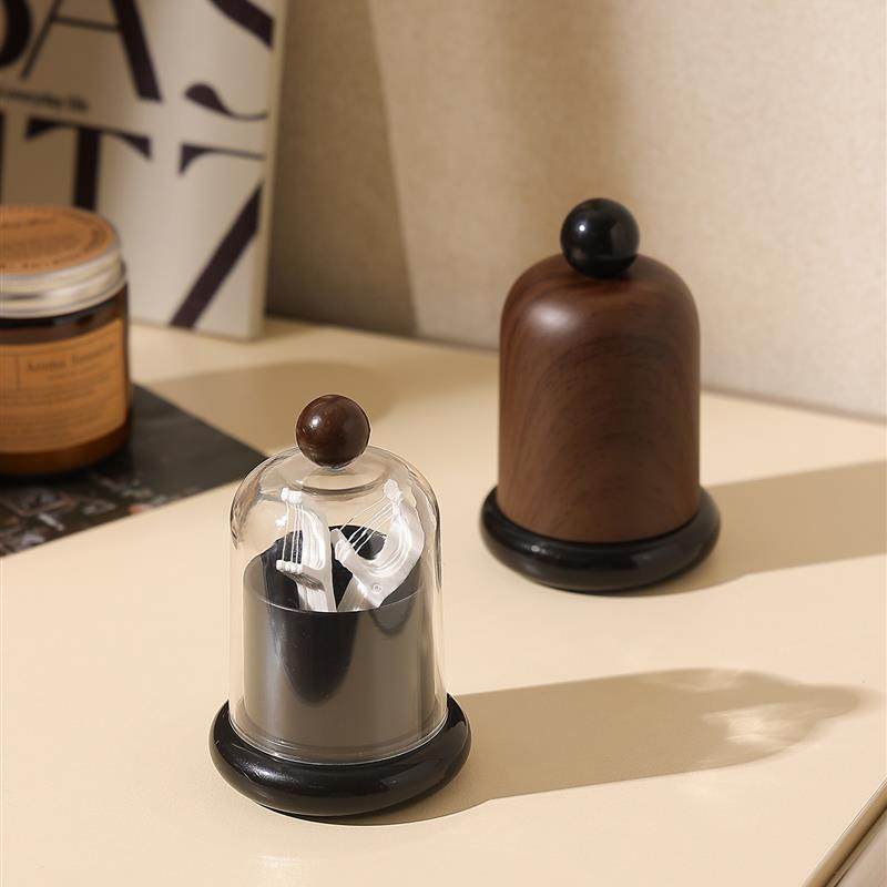 小众中古风牙签筒家用牙线罐棉签盒2025新款牙签盒轻奢高级高颜值,收纳整理,牙签盒,淘宝优惠券,粉丝福利购,淘宝优惠卷