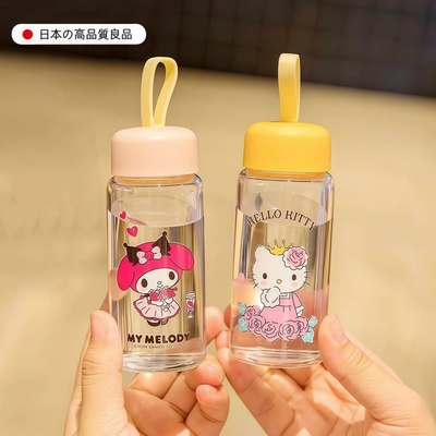 便携高硼硅玻璃杯超迷你水壶儿童口袋水瓶女特小杯子小巧超小水杯