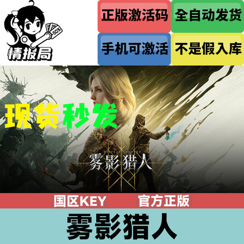 雾影猎人国区正版激活码