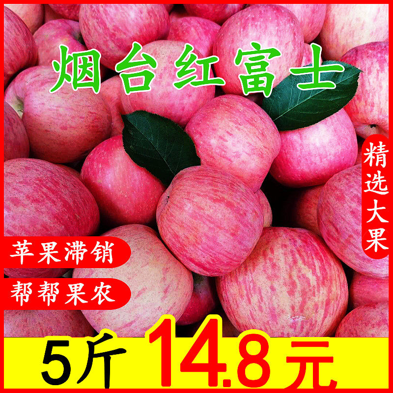 助农正宗山东烟台苹果栖霞红富士水果新鲜整箱5斤10小平果脆甜孕|msdalam kategori daging perikanan/Buah-buahan segar dan sayur-sayuran/dimasak, buah-buahan segar, Apple - dari Buy2taobao.com untuk memberikan perkhidmatan ejen Taobao profesional membeli
