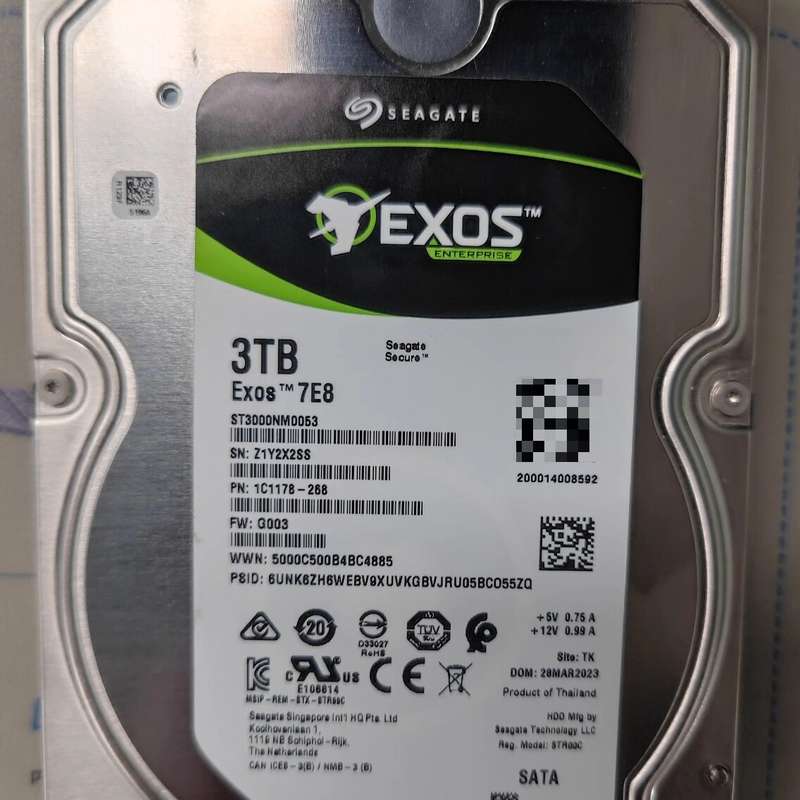 请议价-希捷 Exos 7E8 3TB企业级硬盘