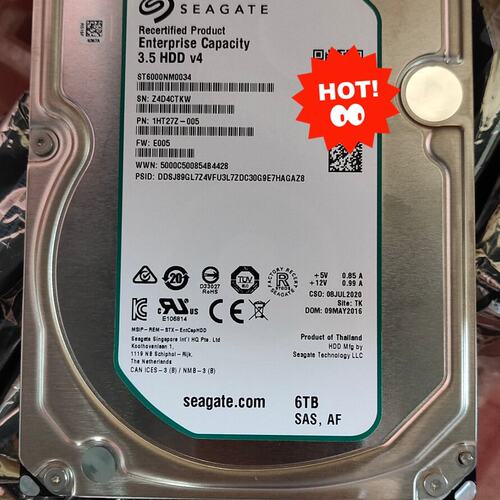 请议价-全新希捷 ST6000NM0034 6TB SAS 企业级