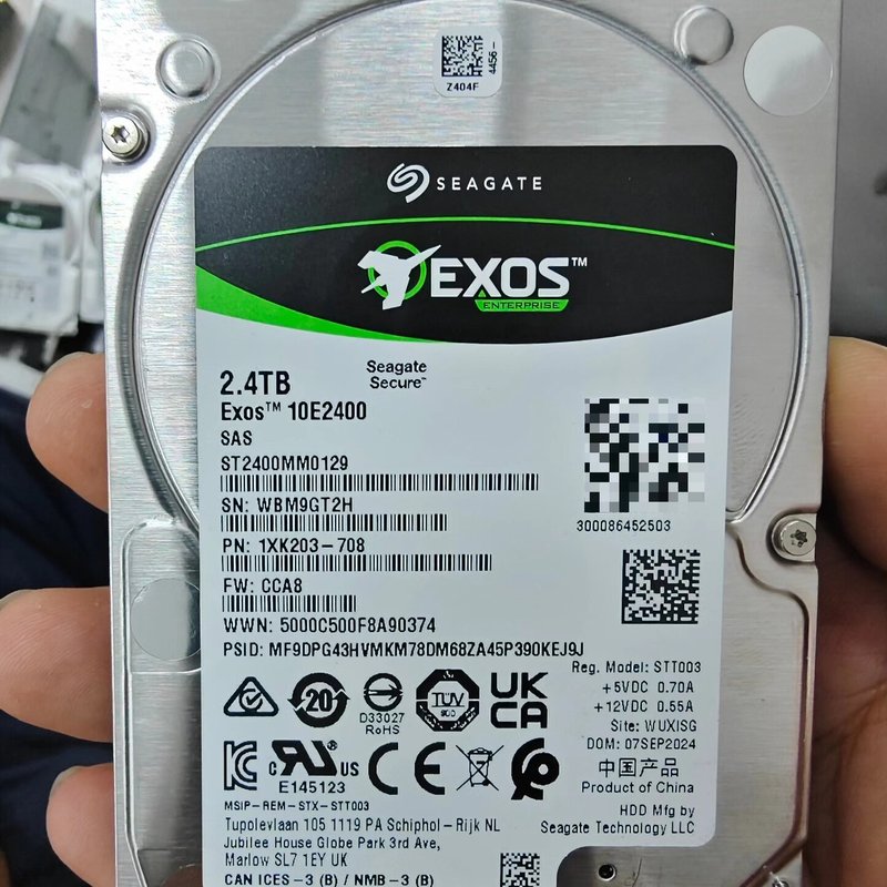请议价-希捷 Exos 10E2400 2.4TB SAS 2.5寸