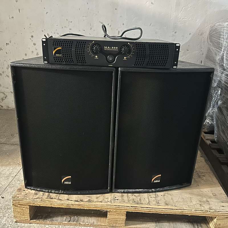 请议价-正品法国迈乐MELO 12寸套装，带功放，MK-12+M