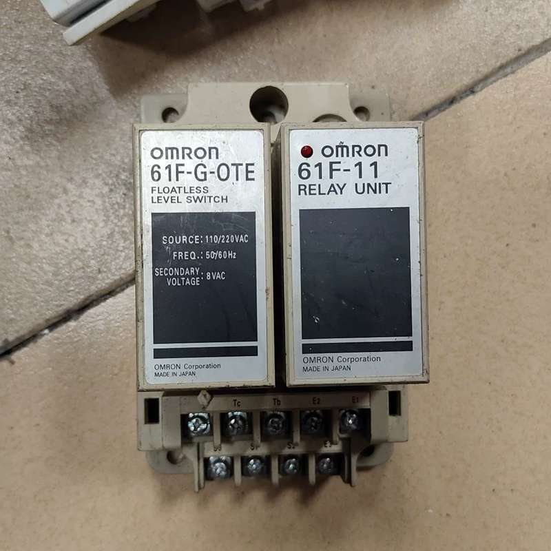 请议价-欧姆龙液位继电器61F-G-OTE+61F-11，日本原装，