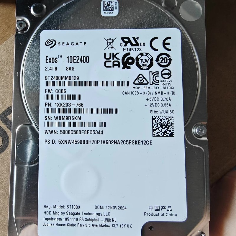 请议价-希捷 Exos 10E2400 2.4TB SAS 12GB