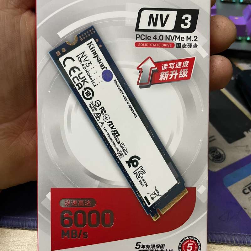 请议价-全新 金士顿NV3 500G NVME协议 固态硬盘!
