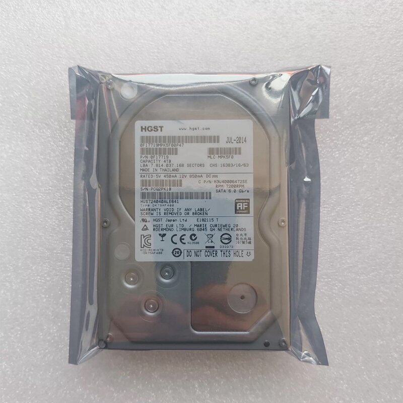 请议价-库存新0通电 HGST日立 4TB 7200转 3.5寸SA