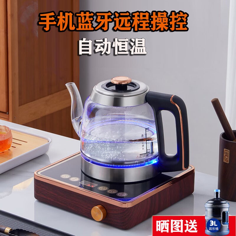 带遥控全自动底部上水电热水壶