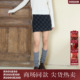 西町村屋复古感短裙女装 纹直筒裙XHAC10593 学院风格 2025冬季 新款