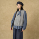 新款 2025秋季 休闲感韩系内外套XHAC10111 女装 西町村屋学院风衬衫