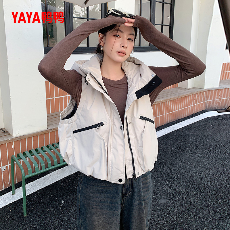 鸭鸭秋冬新款时尚超短款羽绒服