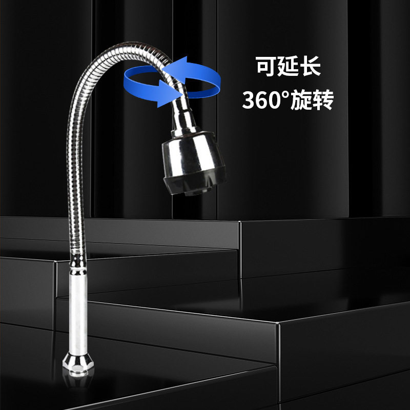 厨房水槽水龙头管20不锈钢万向管旋转软管 起泡连接管道