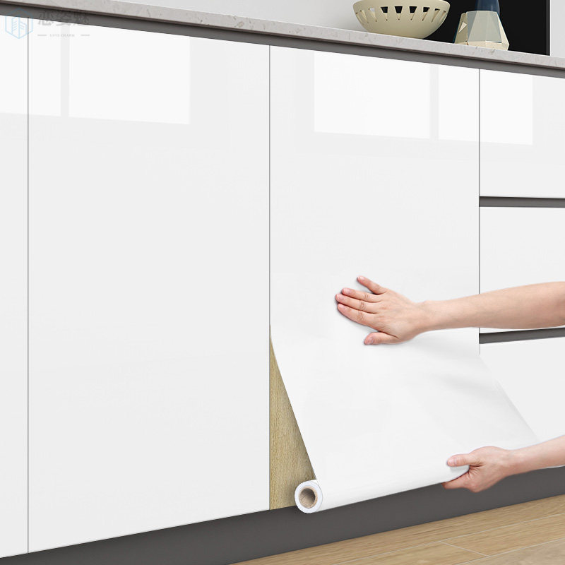 白色橱柜贴纸厨房防水防油防潮自粘柜子柜门翻新遮丑专用家具贴膜,家居饰品,软装墙贴,淘宝优惠券,粉丝福利购,淘宝优惠卷