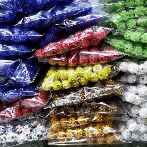 旗袍扣子彩色钻扣中国风衣服配件