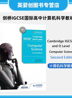 0478/0984考试 HODDER 剑桥国际高中教材计算机科学Cambridge Igcse and O Level Computer Science  9781398318281
