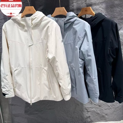 KOLON SPORT可隆LKPJ5SN006女25防水加热棉服冲锋衣