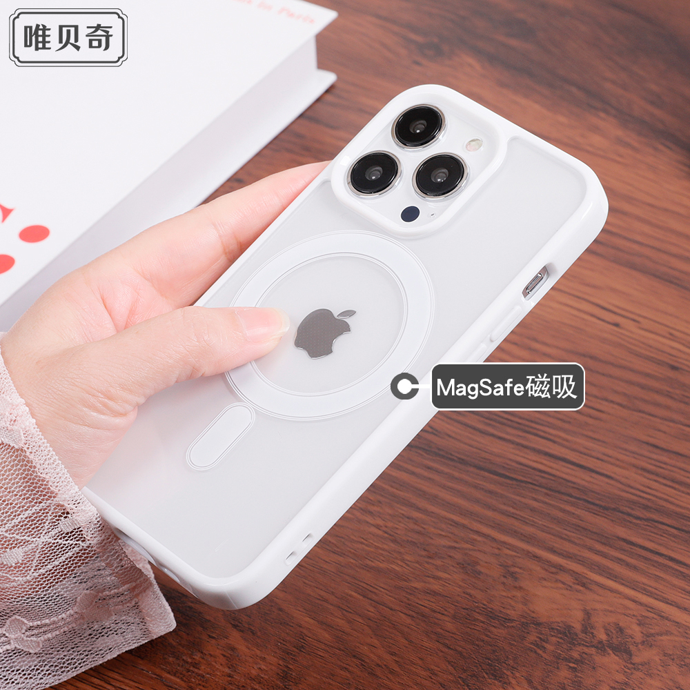 适用iPhone13promax手机壳新款16磁吸magsafe苹果15保护壳12Pro透明14promax防摔plus全包mini高级感11pm超薄