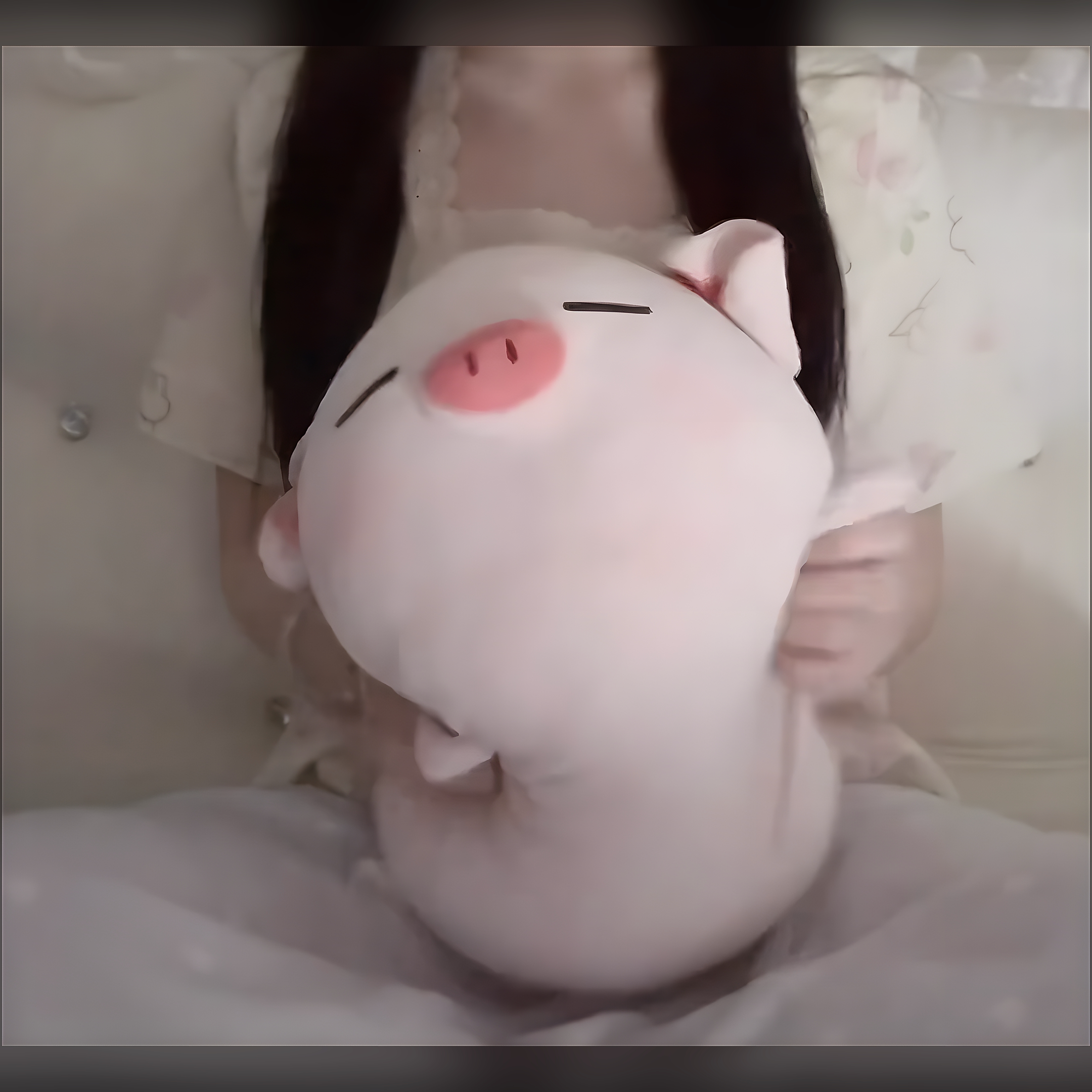 趴姿B-BO小猪加大号毛绒玩偶可爱抱枕床上陪伴公仔女生生日礼物
