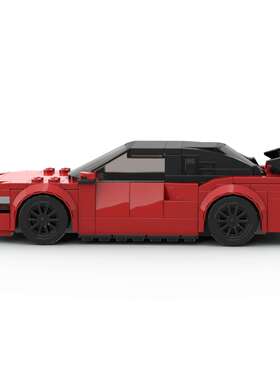 MOC拼插积木汽车创意丰田凯美瑞Camry模型speed 8格儿童益智玩具