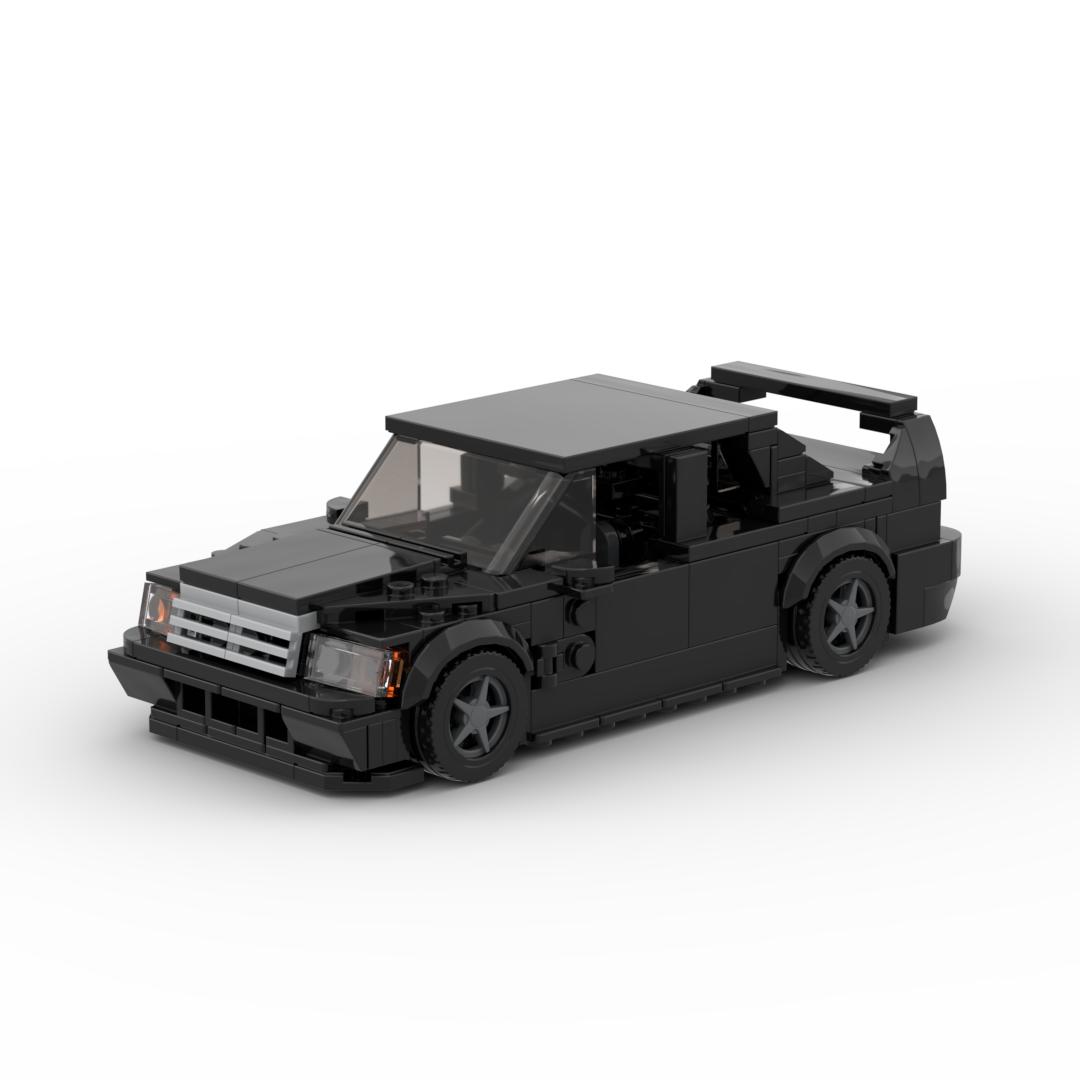 MOC小颗粒积木速度冠军190e evo Ⅱ dtm v3模型儿童赛车DIY玩具