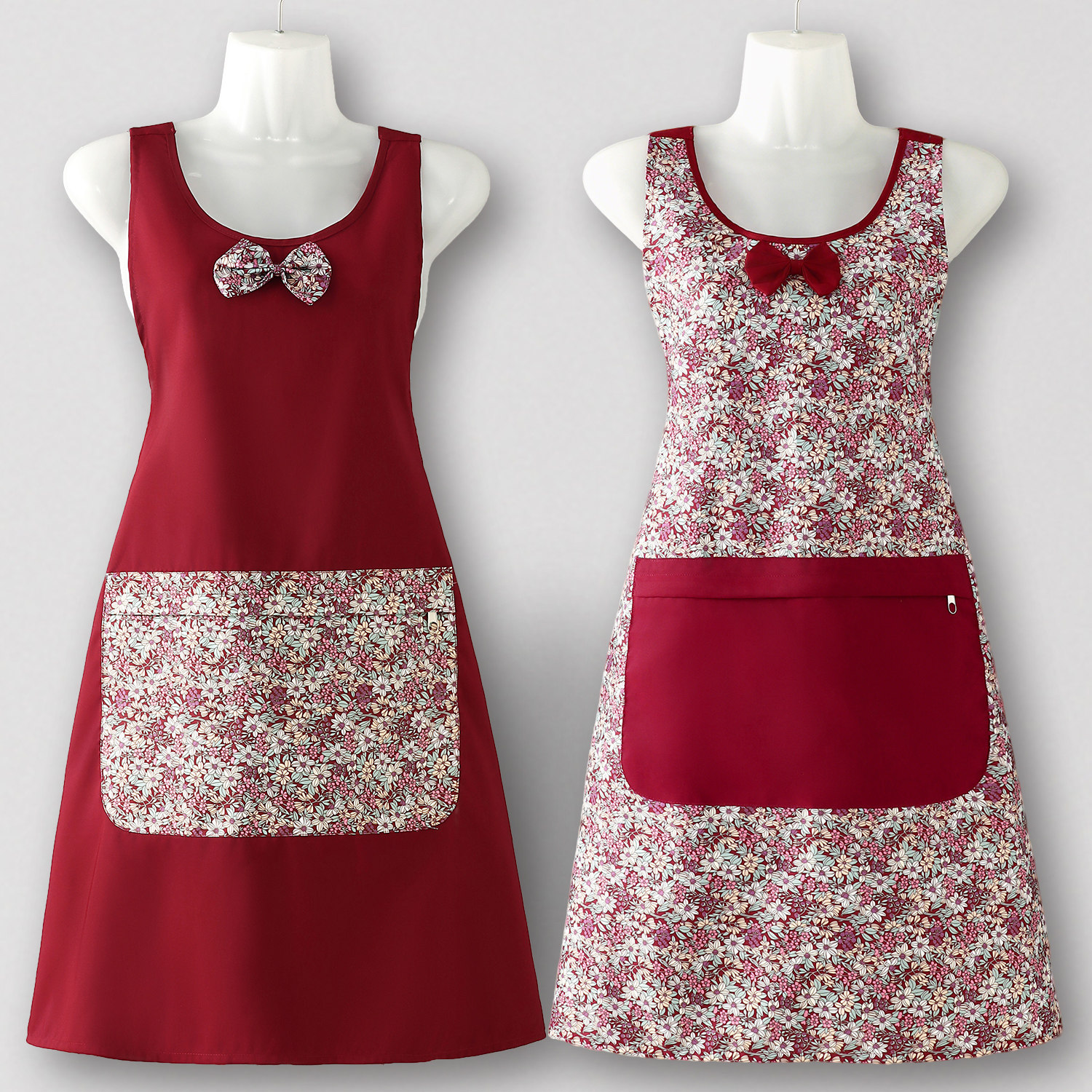 家政围裙定制厨房家用2025新款防水防油网红工作服女餐饮上班专用,家庭/个人清洁工具,围裙,淘宝优惠券,粉丝福利购,淘宝优惠卷