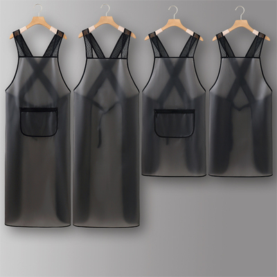 TPU大码围裙防油防水水产加长上班2026新款秋冬定制logo印字时尚