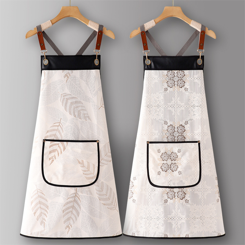 围裙防油防水工作服厨房家用2025新款时尚交叉带男士做饭质量好的