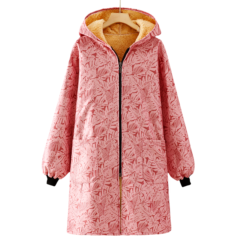 新款罩衣冬季加绒加厚保暖防水防油围裙厨房家用长袖秋冬工作服女