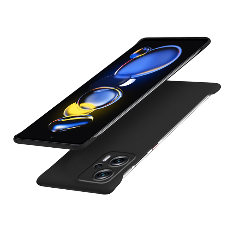 适用红米note11手机壳note11pro十新款无边框小米ins网红女超薄散热老年人防摔高级感半包透明11t男款硬壳5g